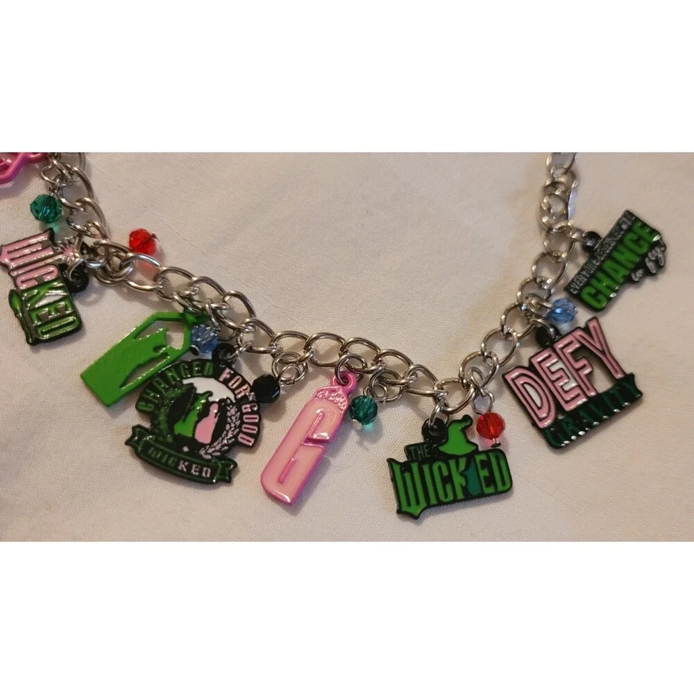 WICKED Inspired Adjustable Charm Bracelet